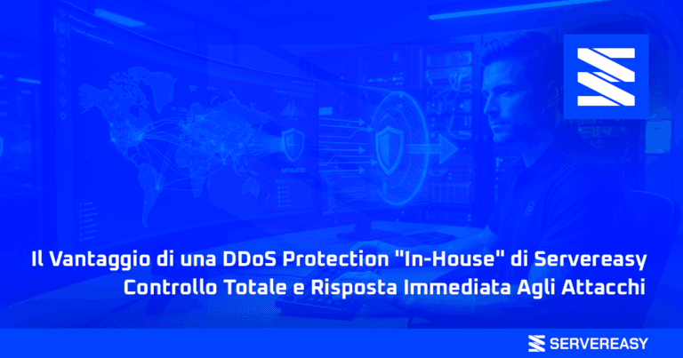 Il Vantaggio di una DDoS Protection "In-House" di Servereasy: Controllo Totale e Risposta Immediata Agli Attacchi